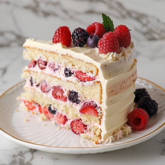 Berry Chantilly Mascarpone Cake